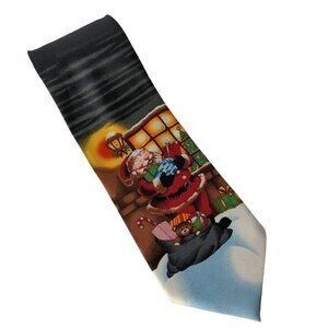 Holiday Seasons Christmas Santa Claus Novelty Tie
